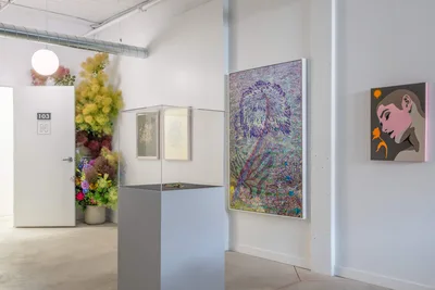 20220709 Alex Fischer Giving Entry NAMARA projects 70 Doom in Bloom +Worth the Wait +Pale Rhythm +Night Vision 5 +After Mary Delaney No.2 +McNeely Untitled documentation.jpg